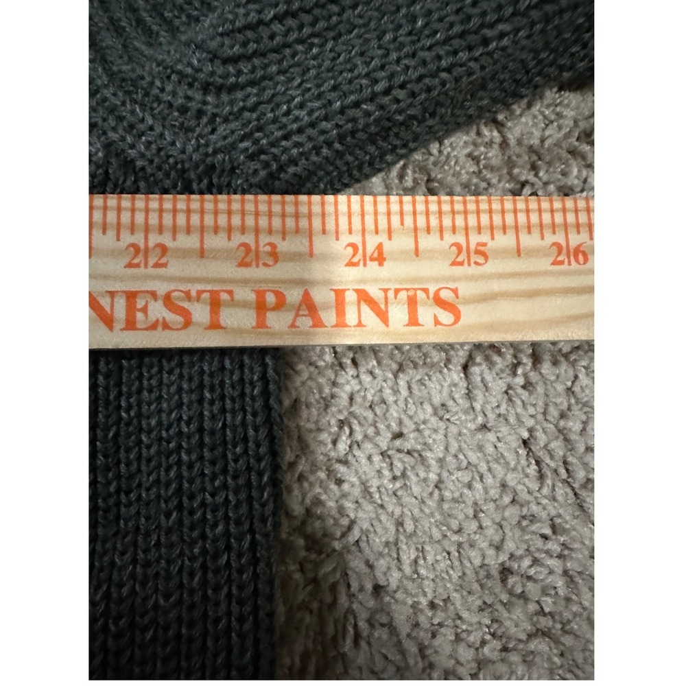 NWT DANIEL HECHTER Paris Men's Full Zip Knit Sweater Dark Green XXL Cotton Blend - Picture 9 of 14
